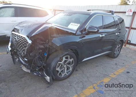 2021 Hyundai Palisade Calligraphy from USA, damaged, VIN KM8R74HE2MU313409